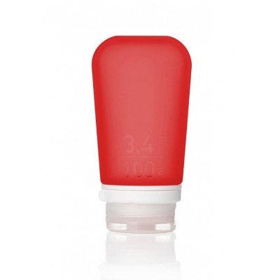 Силиконовая бутылочка Humangear GoToob+ Large red - фото 28190