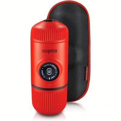 Портативна еспресо-кавоварка Wacaco Nanopresso червона з чохлом - фото 31191 Портативна еспресо-кавоварка Wacaco Nanopresso червона з чохлом - фото 31191