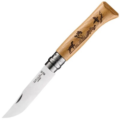 Нож Opinel 8 VRI 204.78.86 "Собака" дуб - фото 29487