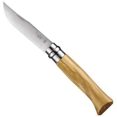 Нож Opinel Inox 8 VRI (204.66.13) олива - фото 17250