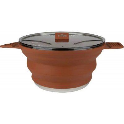 Кастрюля Tribe Collapsible Pot 2,5L Brown - фото 32353