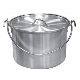 Котел алюмінієвий з кришкою 9 л Tramp