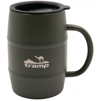 Термокружка подарочная с крышкой Tramp 0,5 л TRC-100 olive - фото 16655 Термокружка подарочная с крышкой Tramp 0,5 л TRC-100 olive - фото 16655