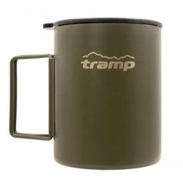 Термокружка со складными ручками и поилкой Tramp UТRC-142 500 мл olive
