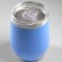 Термогорнятко з трубочкою GSI Glacier Stainless Vacuum 12 fl.oz.Tumbler синій