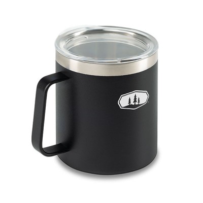 Термокружка GSI Outdoors Glacier Stainless 15Fl.Oz. Camp Cup black - фото 27785