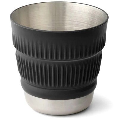 Чашка складная Sea to Summit Detour Stainless Steel Collapsible Mug Beluga Black - фото 30460