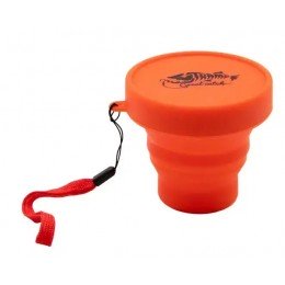 Склянка складна силіконова Tramp з кришкою 180ml UTRC-083 orange