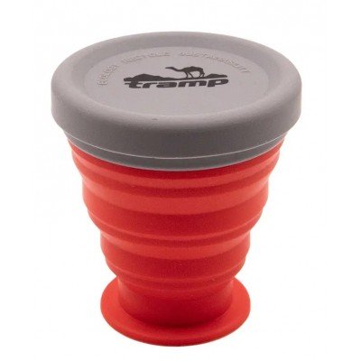 Стакан складной силиконовый Tramp с крышкой 200 ml UTRC-126 terracota - фото 27596 Стакан складной силиконовый Tramp с крышкой 200 ml UTRC-126 terracota - фото 27596