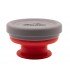 Склянка складна силіконова Tramp з кришкою 200 ml UTRC-126 terracota