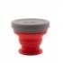 Склянка складна силіконова Tramp з кришкою 200 ml UTRC-126 terracota