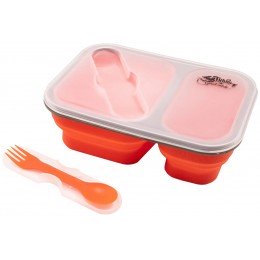 Контейнер силіконовий на 2 відділення Tramp UTRC-090 orange