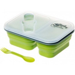 Контейнер силиконовый на 2 отсека Tramp UTRC-090 olive