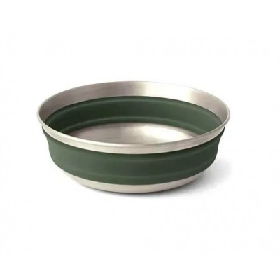Миска складана Sea to Summit Detour Stainless Steel Collapsible Bowl M Laurel Wreath Green - фото 30436 Миска складана Sea to Summit Detour Stainless Steel Collapsible Bowl M Laurel Wreath Green - фото 30436