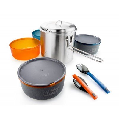 Набор посуды GSI Dualist Glacier Stainless - фото 13918