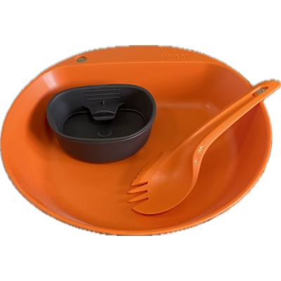 Набір посуду Wildo Pathfinder Kit orange/dark grey - фото 28089