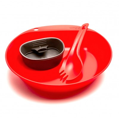 Набір посуду Wildo Pathfinder Kit red/dark grey - фото 28090