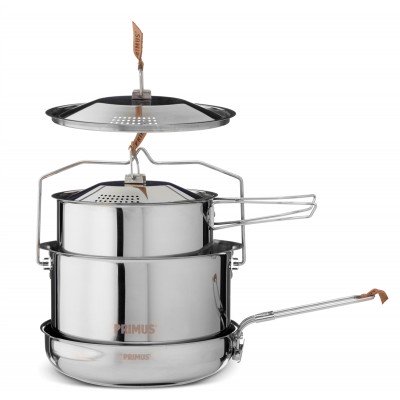 Набір посуду Primus CampFire Cookset S/S Large - фото 21269