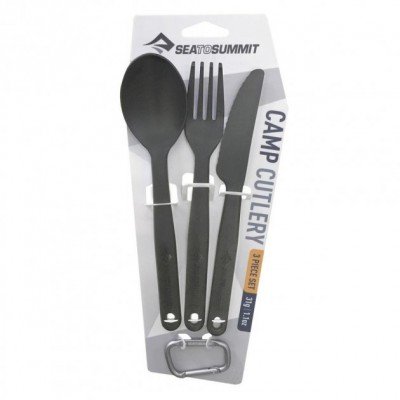 Набір столових приборів Sea To Summit Camp Cutlery Set Charcoal - фото 24876
