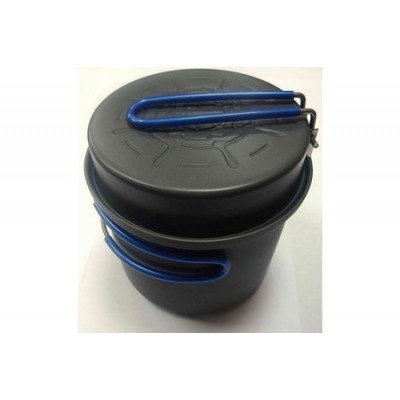 Кастрюля-кружка Tramp анодированная с крышкой-сковородкой 0,9l TRC-039 - фото 7593