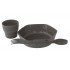 Набір посуду Robens Leaf Meal Kit anthracite