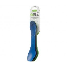 Ложка-вилка Humangear GoBites Uno 3-Pack blue/gray/green