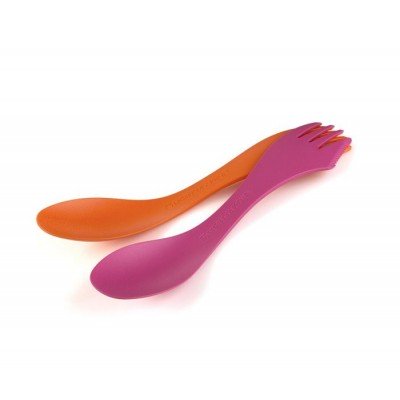 Столовые приборы Light My Fire Spork L 2-pack fuchsia/orange - фото 11696