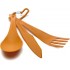 Набір столових приборів Sea To Summit Delta Cutlery Set orange