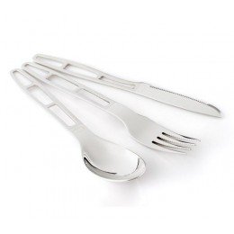 Набір столових приборів GSI Glacier Stainless 3 PC Cutlery Set Набір столових приборів GSI Glacier Stainless 3 PC Cutlery Set