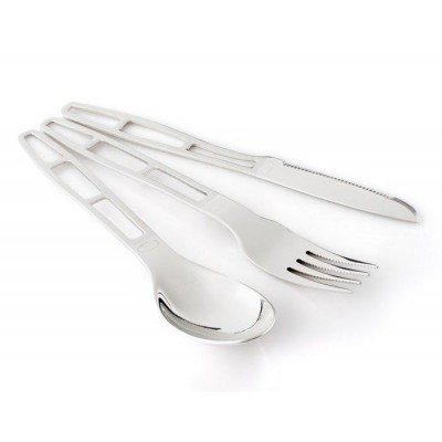 Набір столових приборів GSI Glacier Stainless 3 PC Cutlery Set - фото 16811