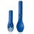 Набір столових приборів Humangear GoBites Click blue Набір столових приборів Humangear GoBites Click blue