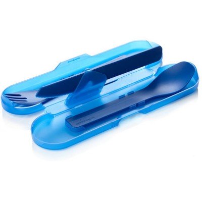 Набір столових приборів Humangear GoBites Trio blue - фото 28469