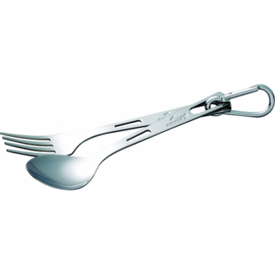Набор ложка+вилка Kovea KKW-1008 Titanium Spoon Set - фото 6760 Набор ложка+вилка Kovea KKW-1008 Titanium Spoon Set - фото 6760