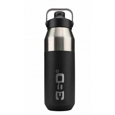 Термофляга Sea to Summit 360° Degrees Vacuum Insulated Stainless Steel Bottle with Sip Cap 1L black - фото 27487