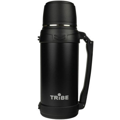 Термос Tribe Family line 2 л T-DG-0001 black - фото 32544