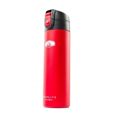 Термокружка GSI Outdoors Microlite 500 Flip red - фото 28004