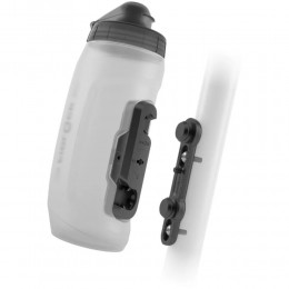 Фляга с коннектором и базой Fidlock Twist bottle 590мл прозрачный/белый
