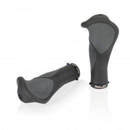 Грипсы XLC GR-S22 'Ergonomic' черно-серые/135/95мм