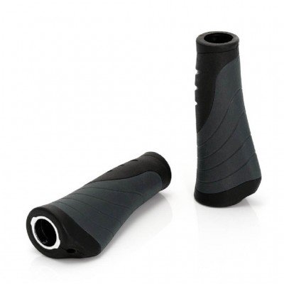 Гріпси XLC GR-S22 'Ergonomic' чорно-сірі / 135мм 2501583803 - фото 13178