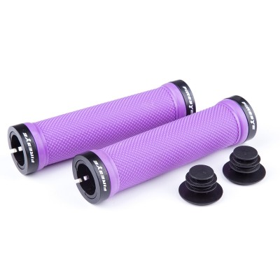 Грипсы FireEye Goosebumps-R 128 мм с замками purple - фото 28510