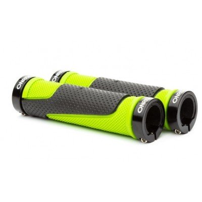 Грипсы Onride Dual Grip черный/зеленый - фото 28513