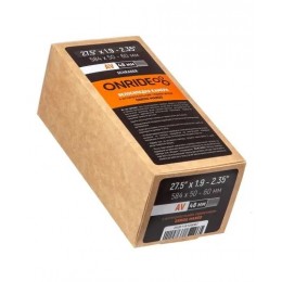 Камера ONRIDE з герметиком Mango 27,5x1.9-2.35" (584x50-60) AV 48 Камера ONRIDE з герметиком Mango 27,5x1.9-2.35" (584x50-60) AV 48