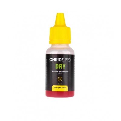 Смазка для цепи Onride Pro Dry из PTFE для сухих условий 25 мл - фото 28247