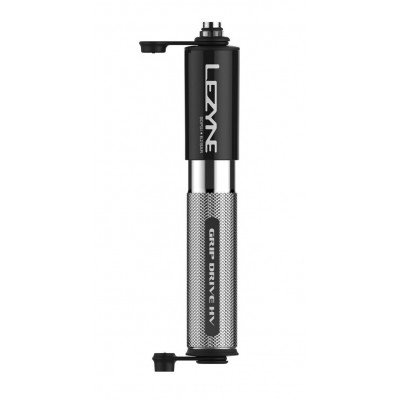 Ручной насос Lezyne Grip Drive HV серебристый - фото 28924