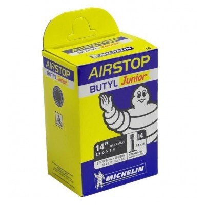 Камера Michelin I4 AIRSTOP, місто 14x1.75 - 16x1.3/8 (37/47X288/305) ST - фото 13699