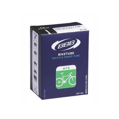 Камера велосипедна BBB BTI-64 26x2,125-2, 25 FV - фото 10619