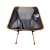 Кемпинговое кресло BaseCamp Compact, 50x58x56 см black/orange