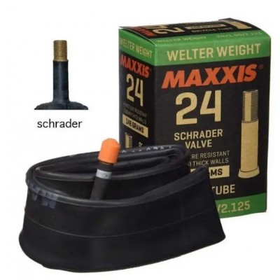 Камера Maxxis Welter Weight 24*1.5/2.5 Schrader 48mm - фото 27593