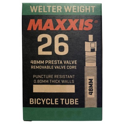 Камера Maxxis Welter Weight 26×1.5/2.5 Presta 48 мм - фото 27591