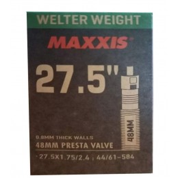 Камера Maxxis Welter Weight 27.5×1.75/2.4 Presta 48 mm